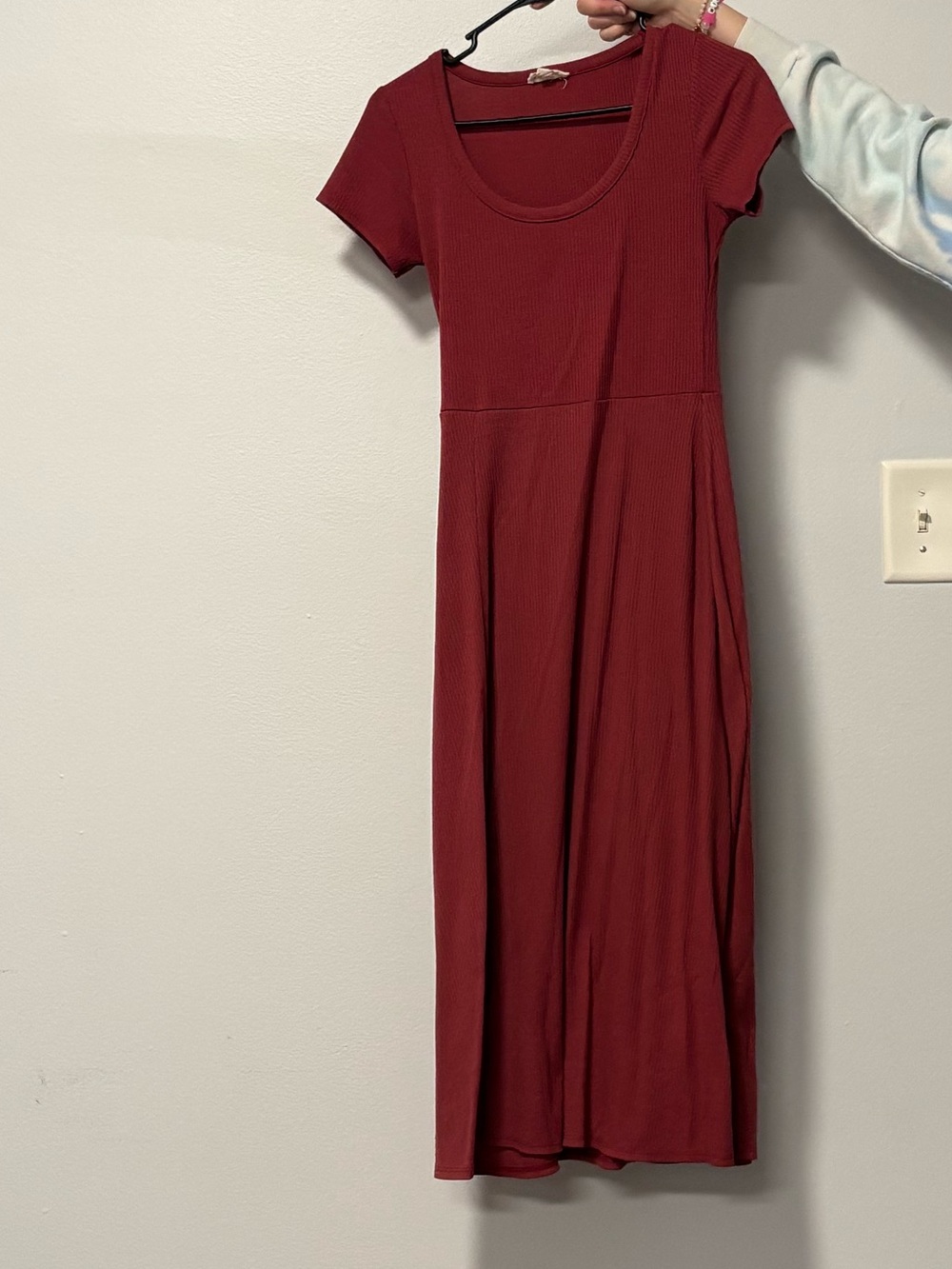 See You Monday Short Sleeve Midi Dress